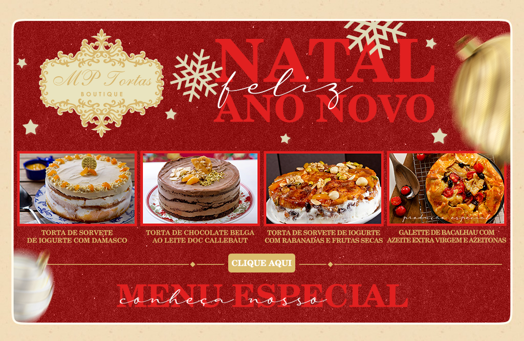 MP Tortas Boutique - Feliz Natal e Ano Novo (Clique e veja mais)